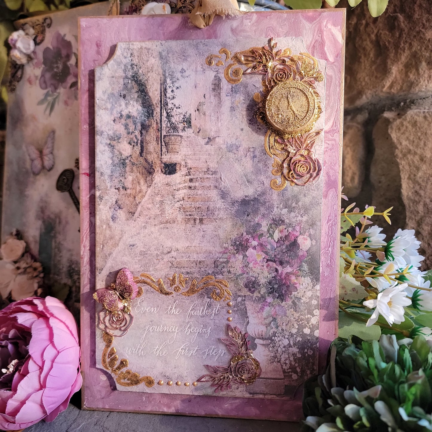 The First Step Mixed Media Wall Plaque