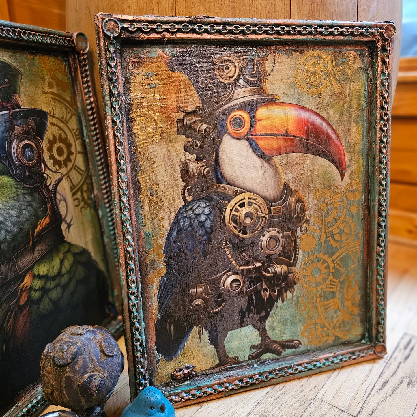 Too Live Crew Beakie Mixed Media Wall Hanging