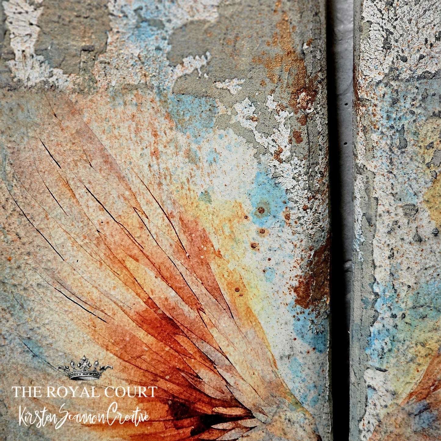 'Glide' Mixed Media Wall Hanging