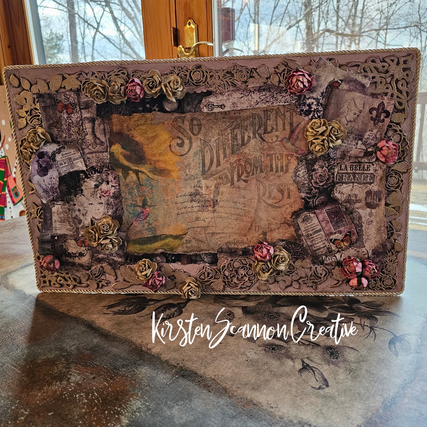 So Different Mixed Media Wall Panel