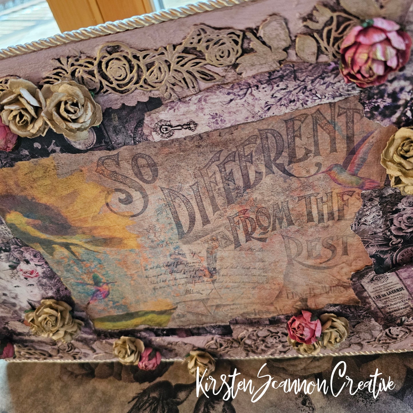 So Different Mixed Media Wall Panel