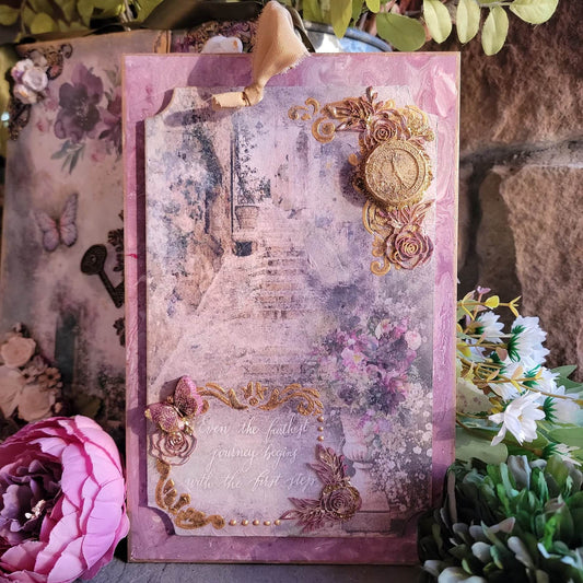 The First Step Mixed Media Wall Plaque