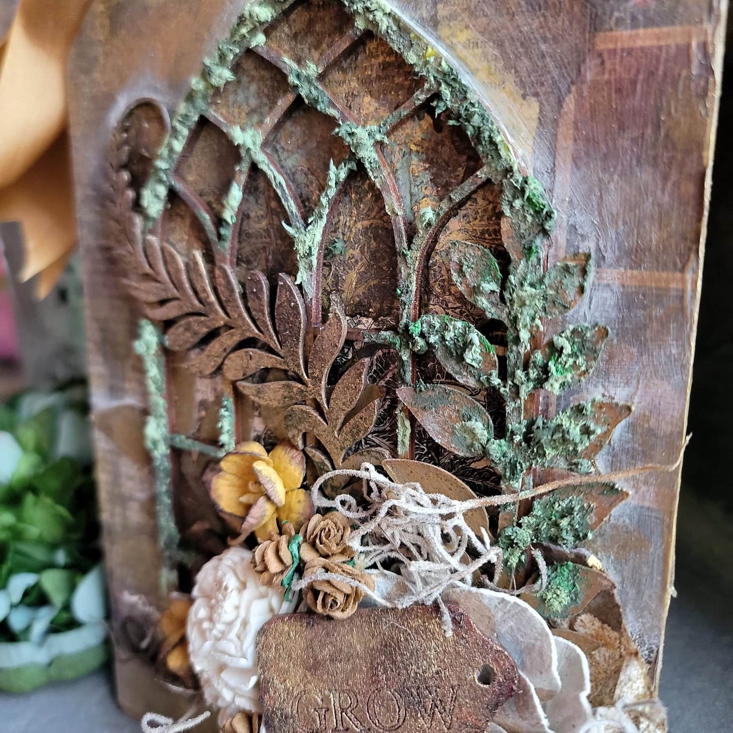 "Grow" Nature Inspired Decor Tag