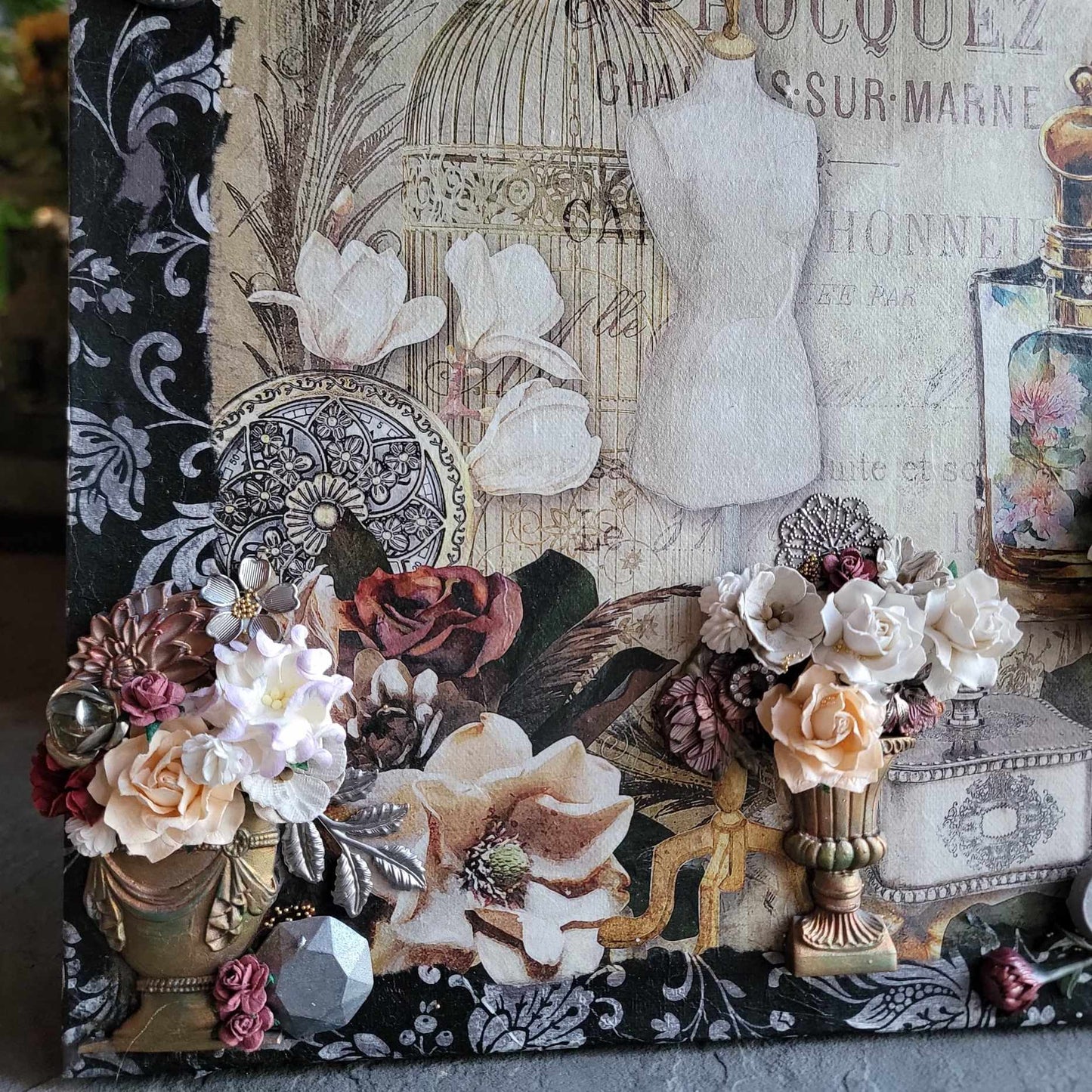High Noon with Coco Mixed Media Canvas