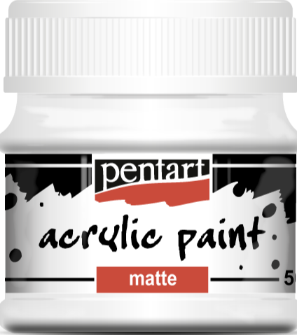Pentart Acrylic Paint Matte 50 ml Titan White