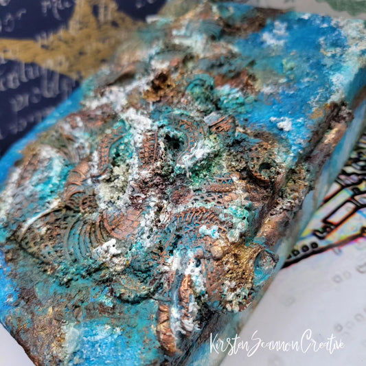 Crabby Box Artisanal Décor Refinished Cigar Box