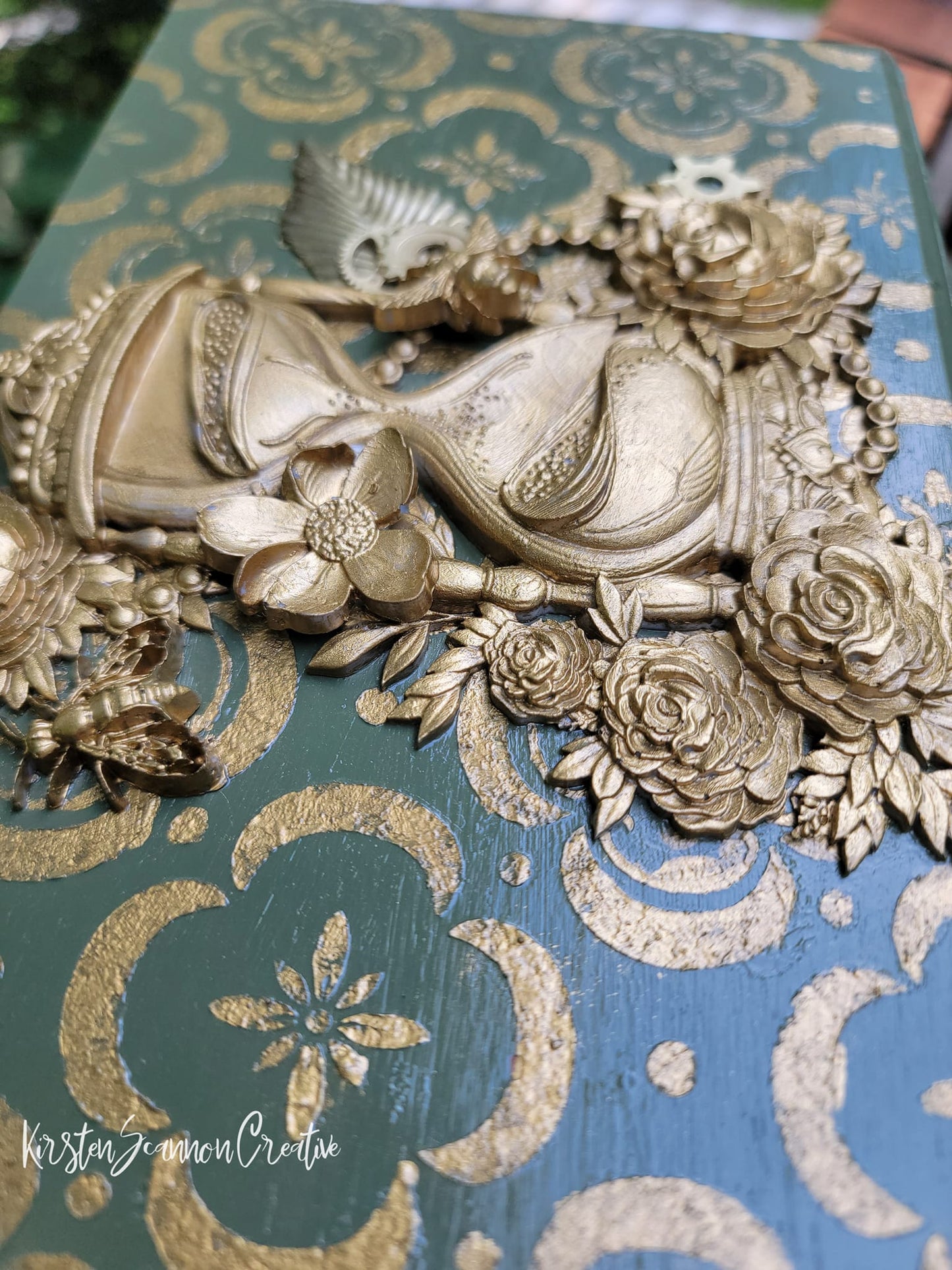 SOLD Hootiful Steampunk Vintage Style Jewelry Box