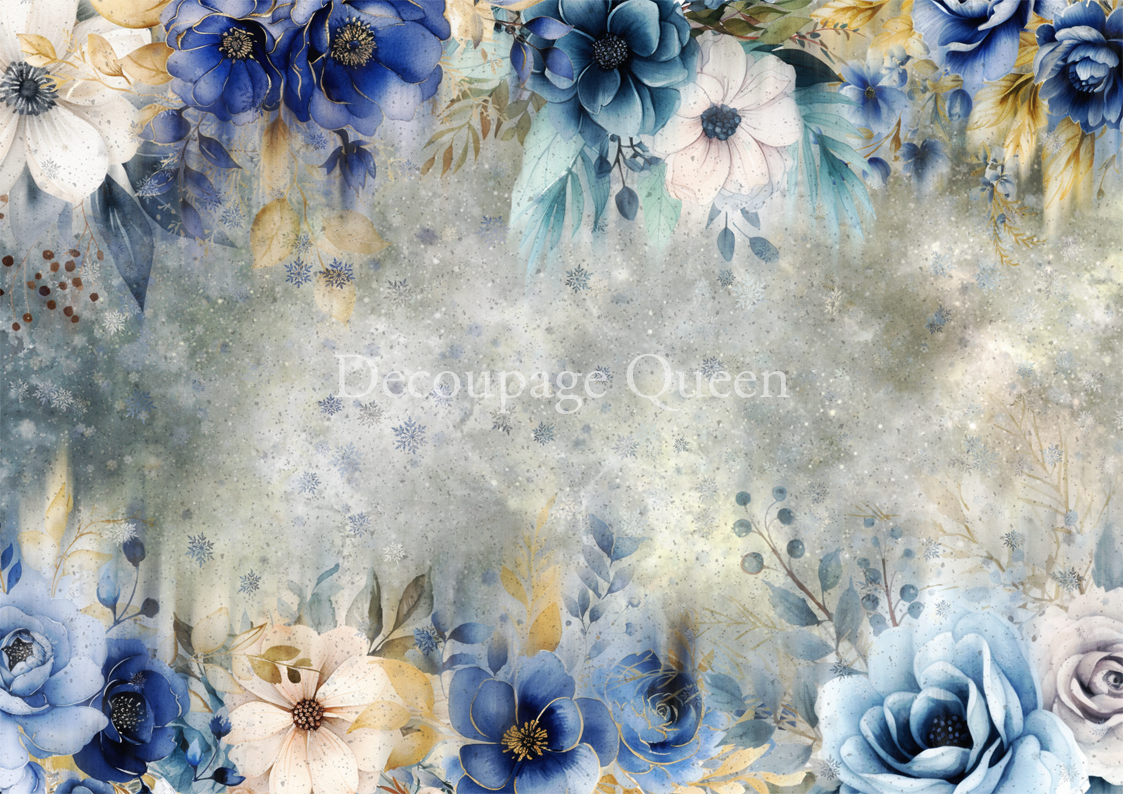 Decoupage Queen Rice Paper Dainty and the Queen Winters Dream A4