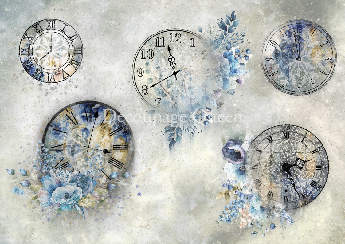 Decoupage Queen Rice Paper Dainty and the Queen Frozen in Time A4