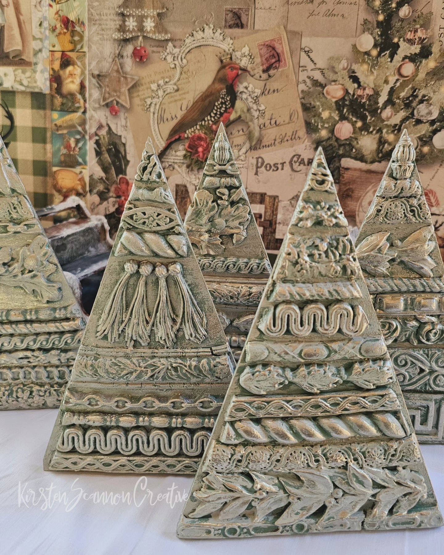 Christmas Trees Set of 5