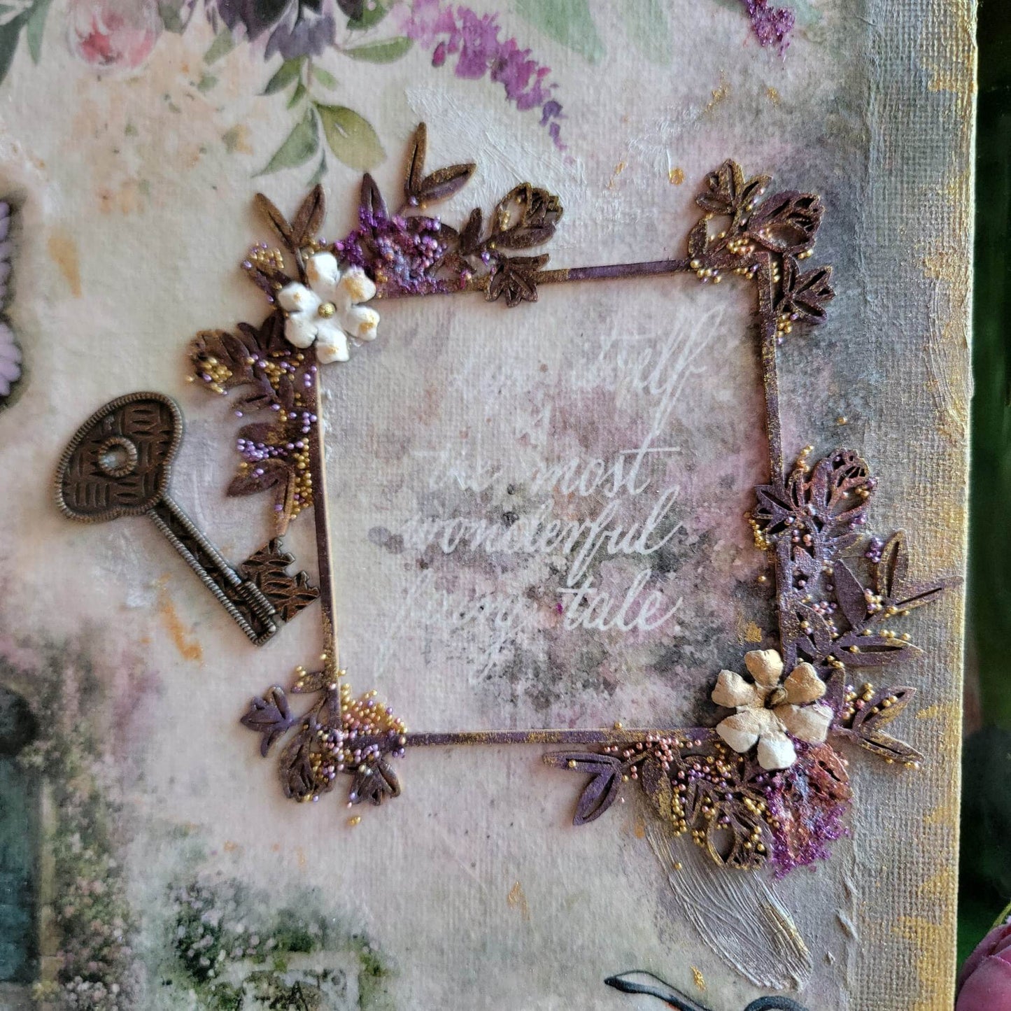 LIfe Itself Mixed Media Wall Plaque
