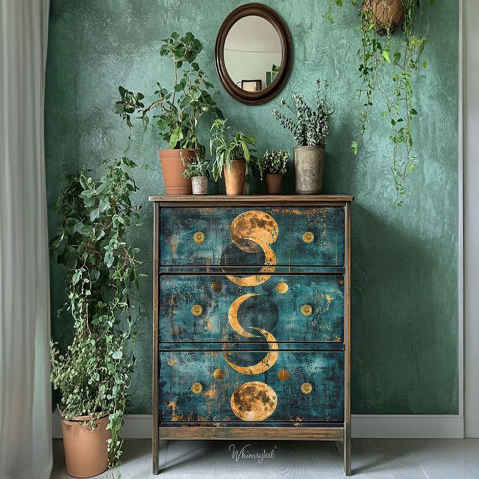 Whimsykel Designs 18 lb Decoupage Tissue Paper 21x29" Moonlit Harmony