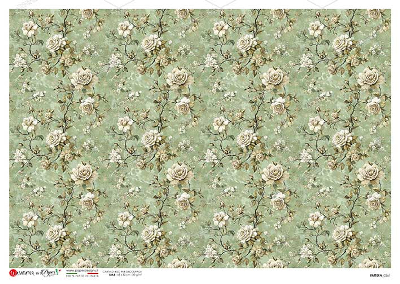 Paper Designs Washipaper A4 Rice Paper for Decoupage PATTERN 0261
