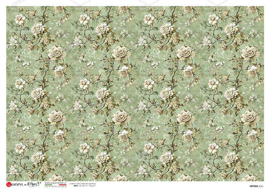 Paper Designs Washipaper A1 Decoupage Rice Paper Pattern 0103