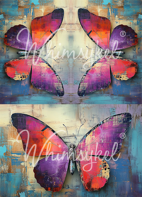 Whimsykel Designs 18 lb Decoupage Tissue Paper 21x29" Unfolding Trio