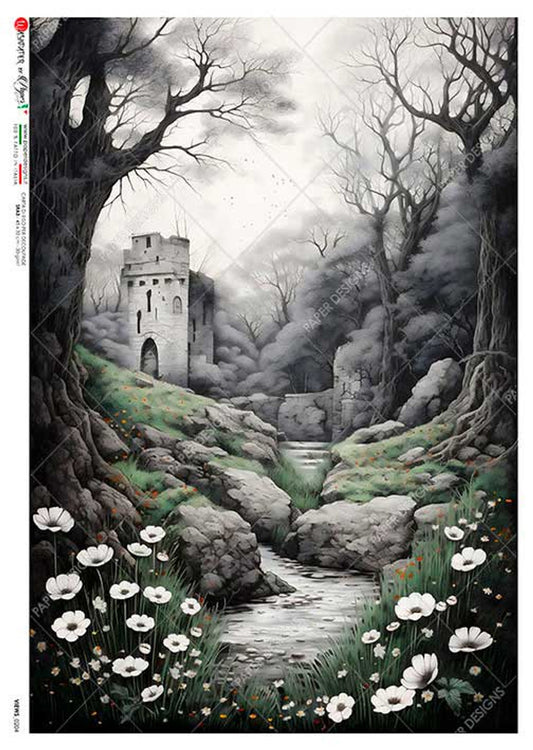 Paper Designs Washipaper A1 Decoupage Rice Paper Views 0039