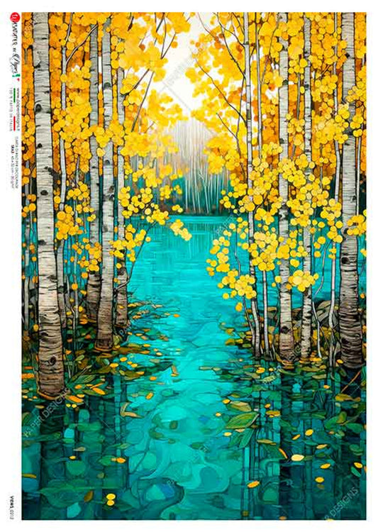 Paper Designs Washipaper A1 & A2  Decoupage Rice Paper Views 0047