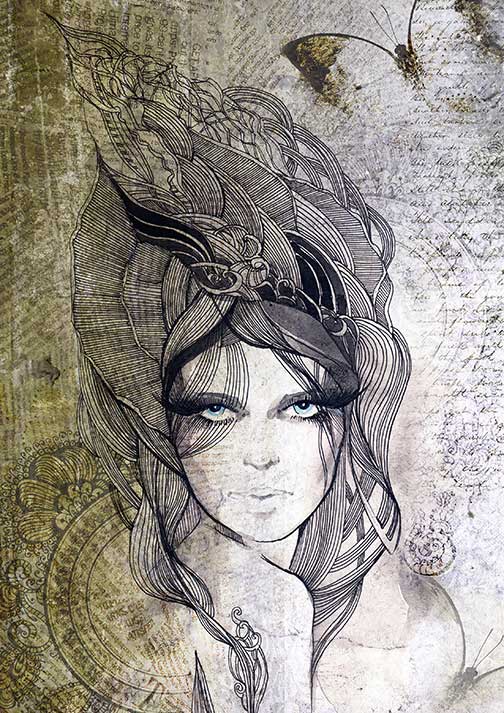 Paper Designs Washipaper A2 Decoupage Rice Paper Draw 0006