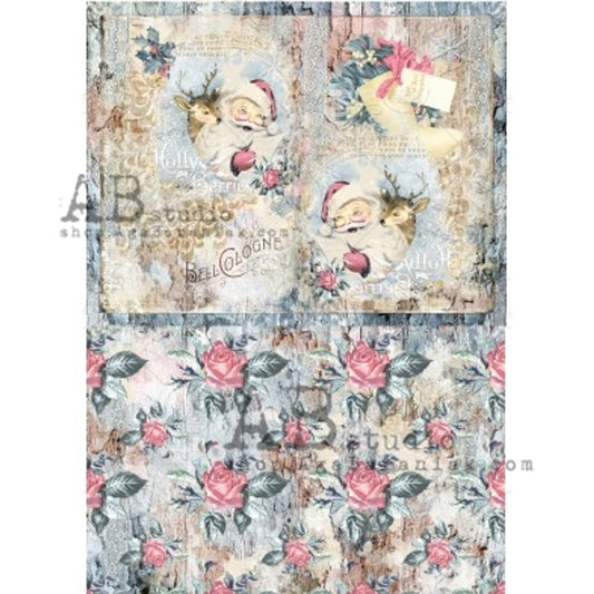 AB Studios A4 Rice Paper for Decoupage 0365