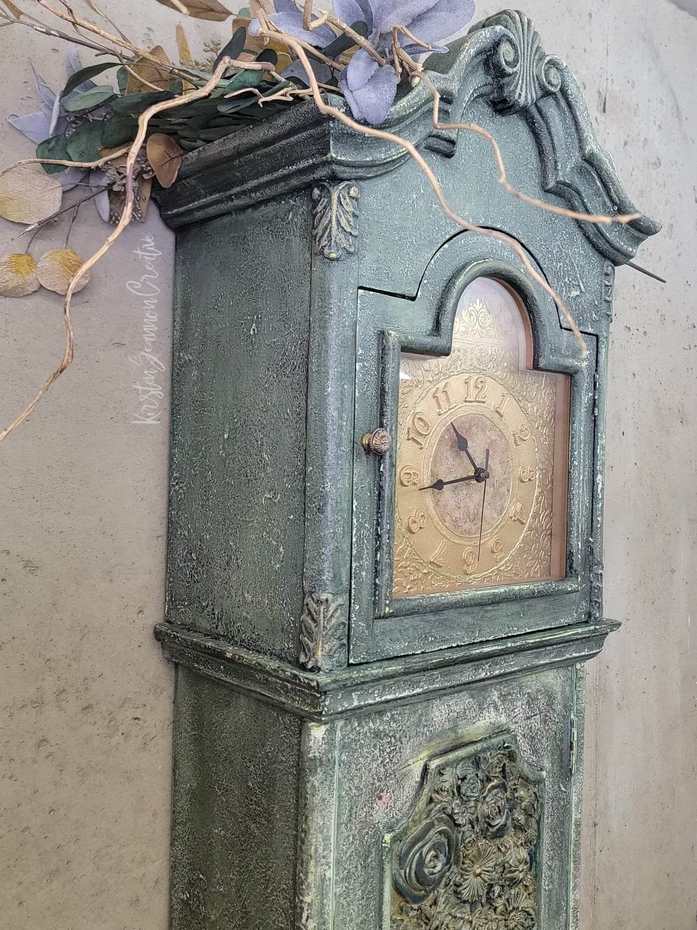 Floor Clock "Rose Garden" Grandmother Clock