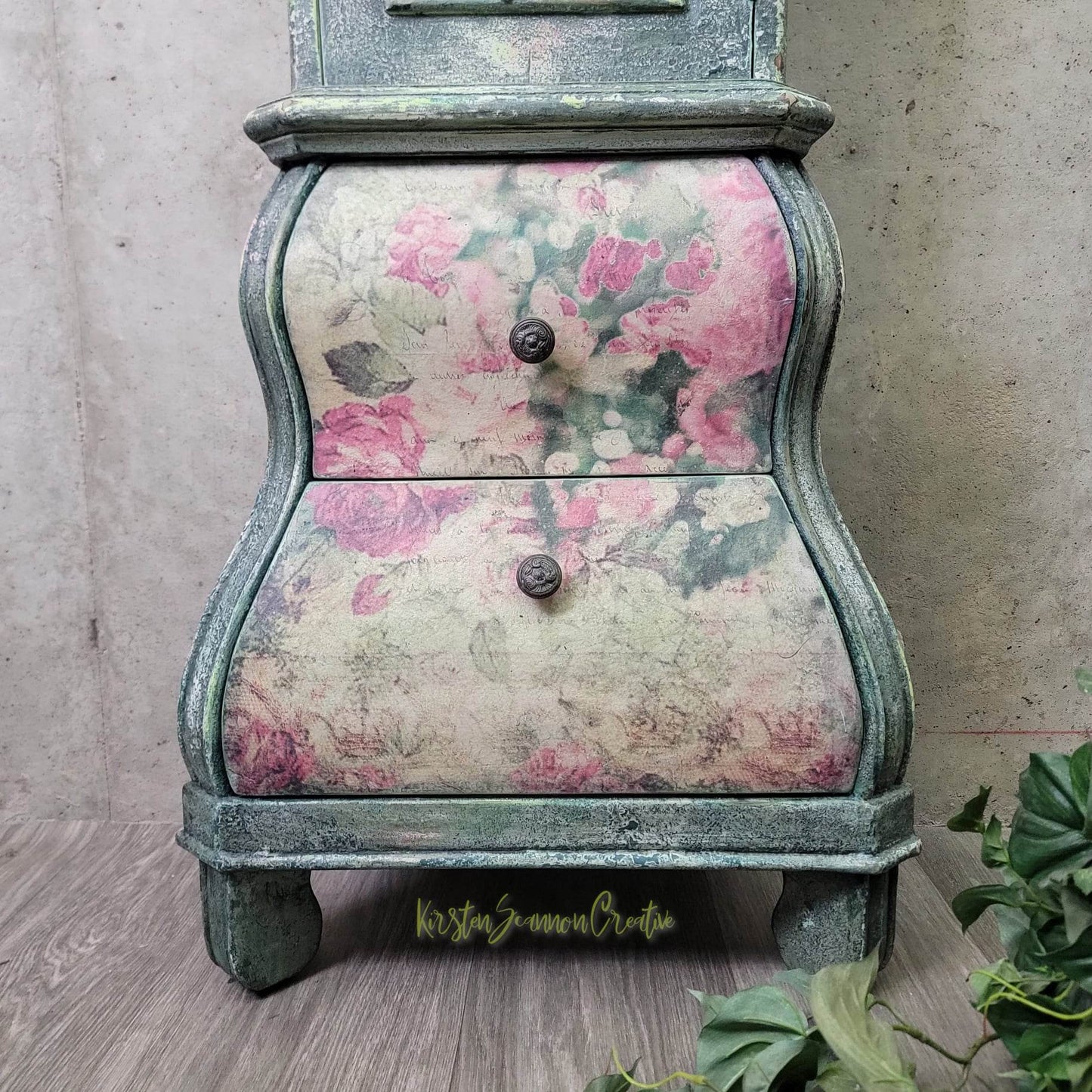 Floor Clock "Rose Garden" Grandmother Clock