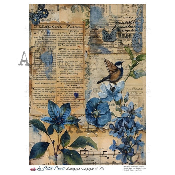 AB Studios A4 Rice Paper for Decoupage LPP79