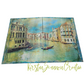 Ride a Gondola in Venice - Mixed Media Gallery-Wrapped Canvas Diptych