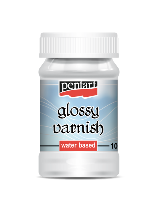 Pentart Glossy Varnish, Water Based, 100 ml