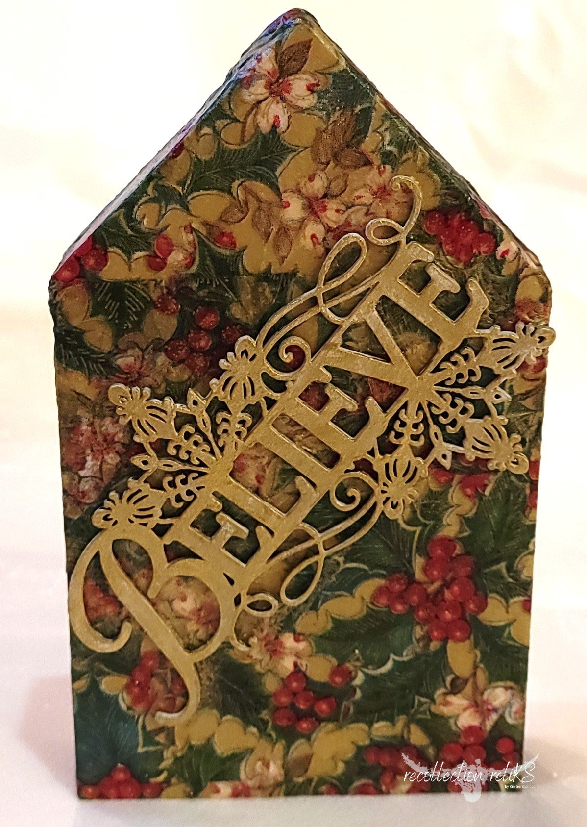 Scrapaholics Believe Chipboard