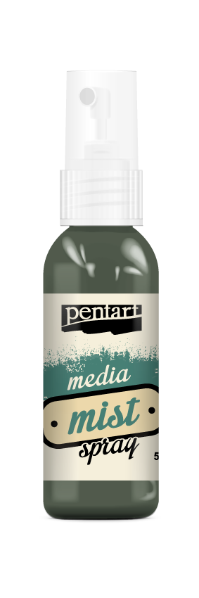 Pentart Media Mist Spray 50 ml Olive Green