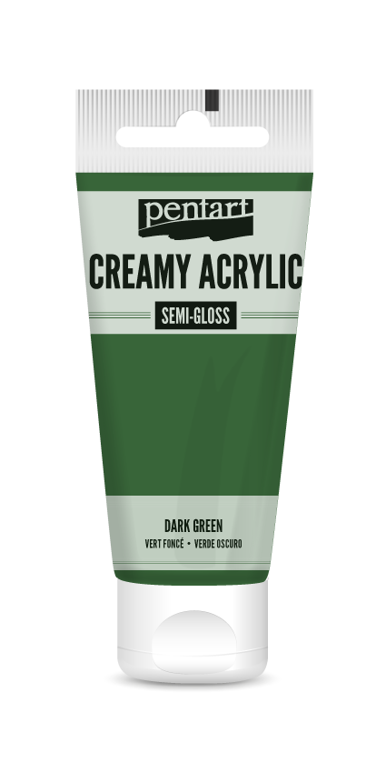 Pentart Creamy Acrylic SEMI-GLOSS 60 ml | Select Your Color