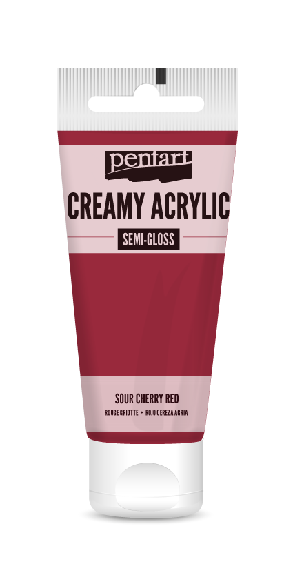 Pentart Creamy Acrylic SEMI-GLOSS 60 ml | Select Your Color