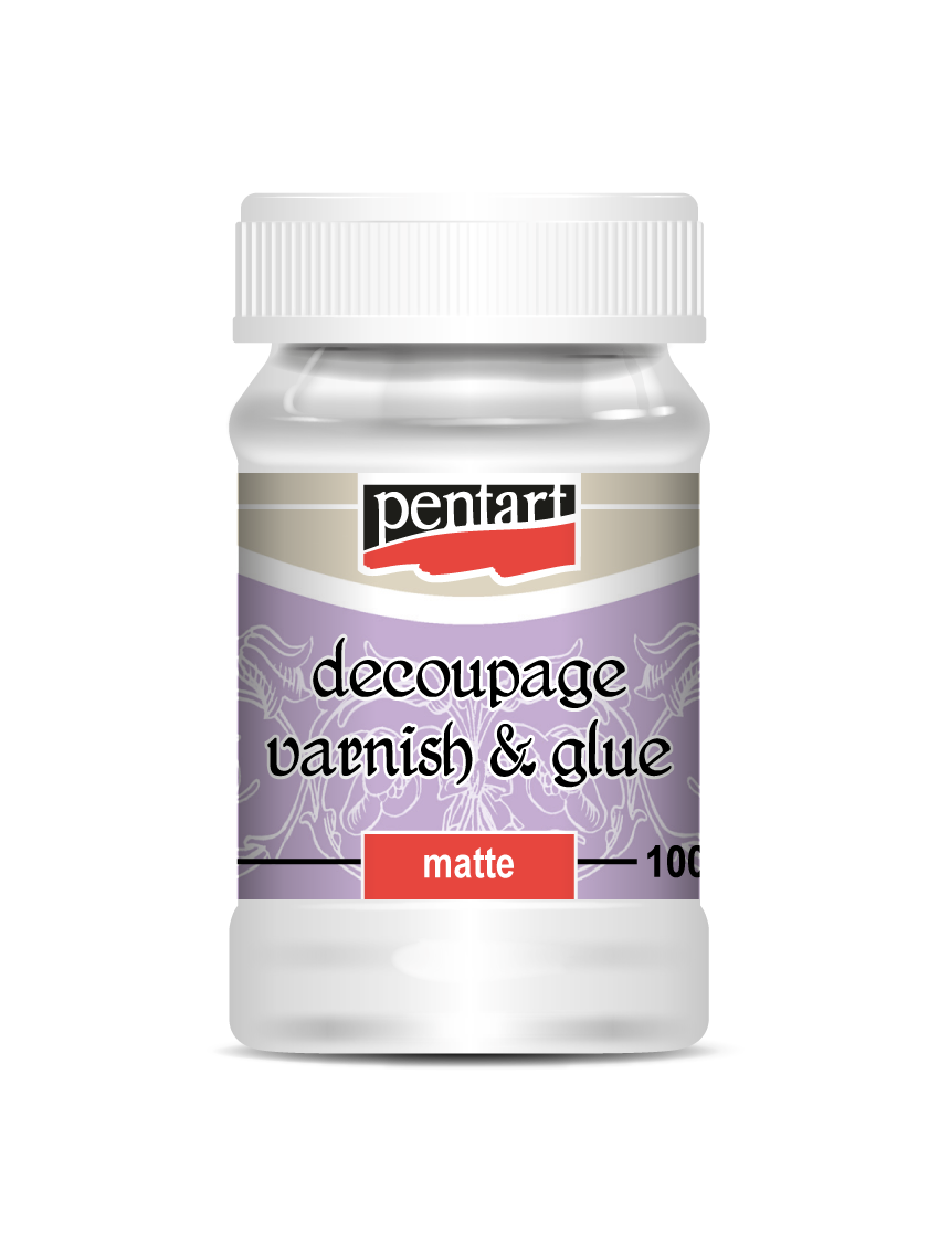 Pentart Decoupage Varnish & Glue, Matte 100 ml