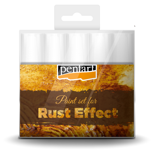 Pentart Rust Effect Set, 4 pc Natural Rust