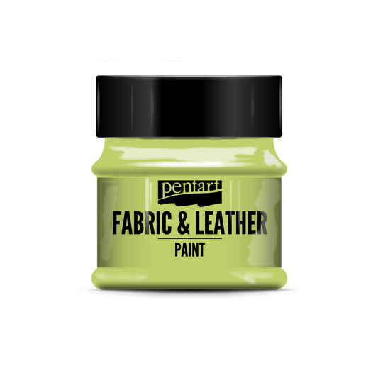 Pentart Fabric & Leather Paint 50 ml Lime