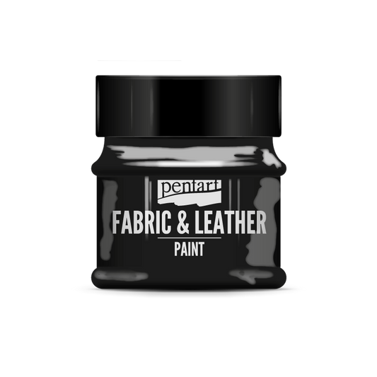 Pentart Fabric & Leather paint 50 ml Black