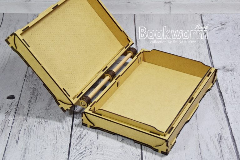 Snipart HDF Bookworm - Book Box
