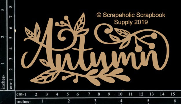Scrapaholics Autumn Chipboard