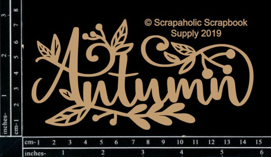 Scrapaholics Autumn Chipboard for DIY Projects, Scrapbooking, Art Journals, Mixed Media, Collage