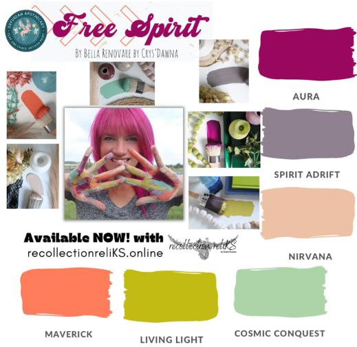CLOSEOUT SALE! Cosmic Conquest | Free Spirit by Bella Renovare | Daydream Apothecary Clay and Chalk Artisan Paint