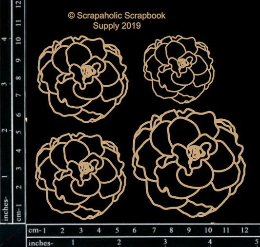 Scrapaholics Blossoms Chipboard