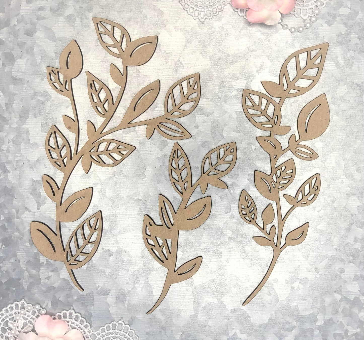 Scrapaholics Branches Chipboard