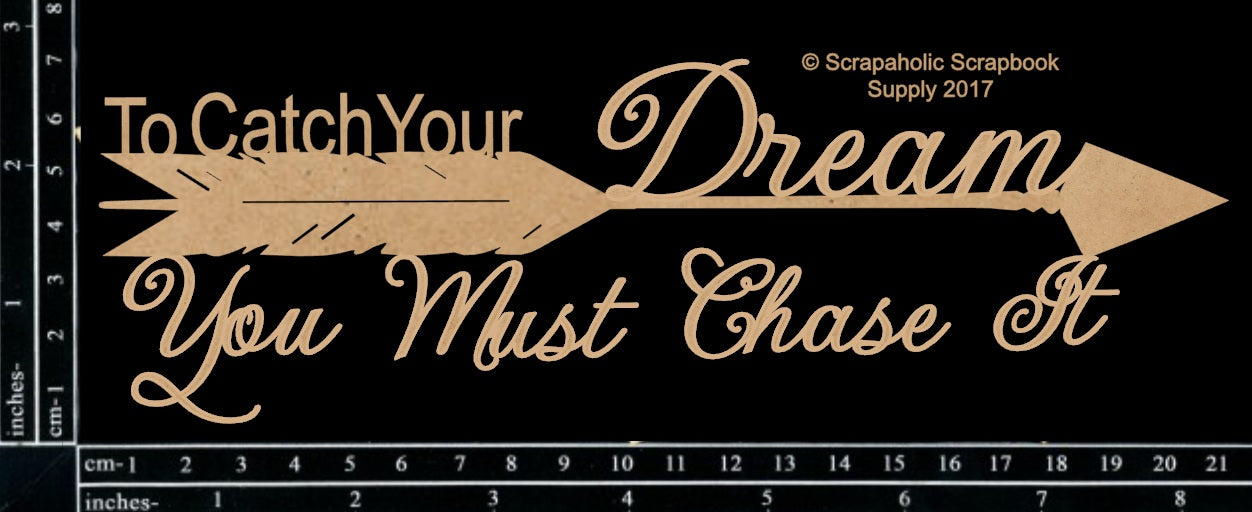 Scrapaholics Catch Your Dream Chipboard