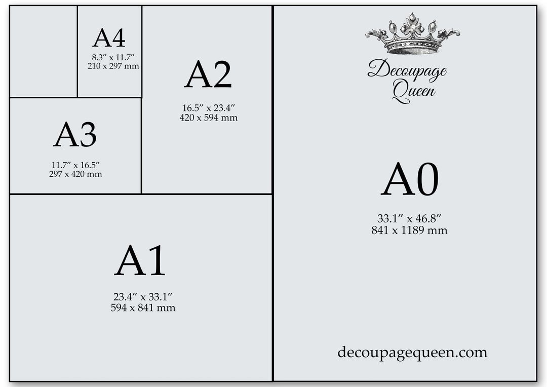 PREORDER | 1st - 10th Monthly | Large Format Rice Paper Decoupage Queen & Washipaper by Paper Designs | Large Decoupage Paper | A0 A1 A2