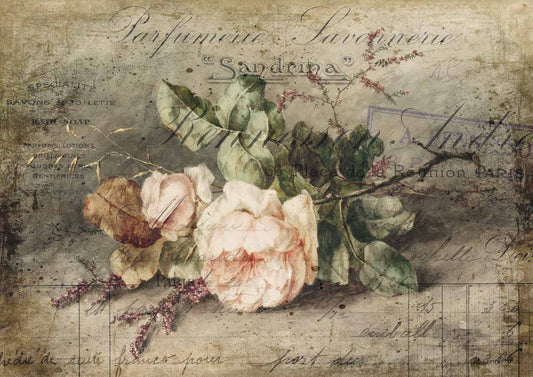 Decoupage Queen A3-A4 Rice Paper Sandrina