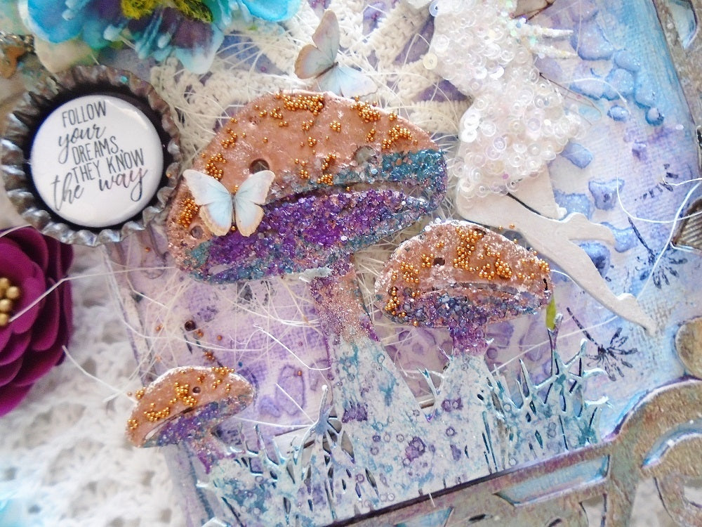 Scrapaholics Mushrooms Chipboard