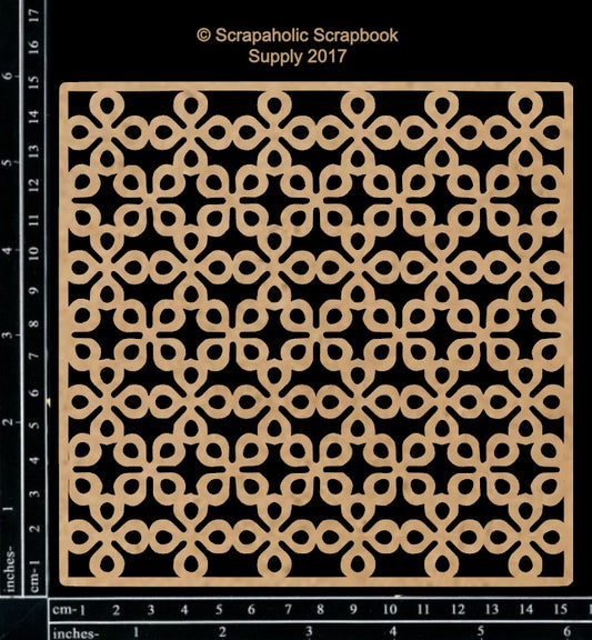 Scrapaholics Flower Panel Chipboard