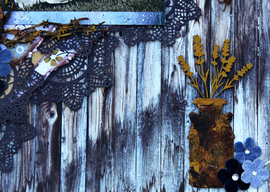 Scrapaholics Lavender Pieces Small Chipboard