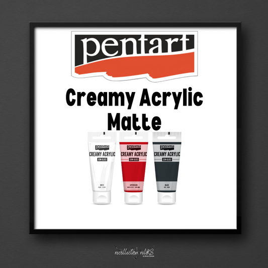 Pentart Creamy Acrylic MATTE 60 ml | Select Your Color