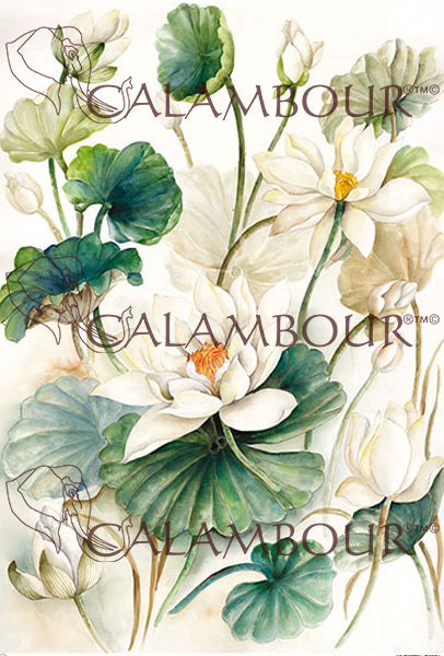 Calambour RP80 A3 Rice Paper for Decoupage